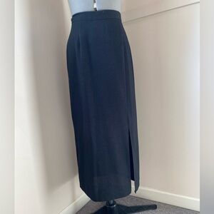 Daniel Laurent Black Womens Pencil Maxi Skirt size medium